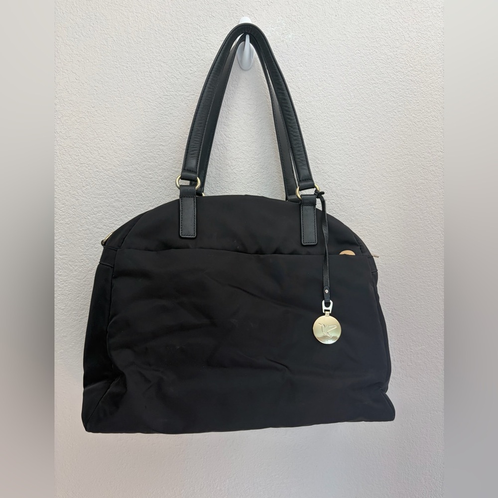 Lo & Sons Black O.G. Laptop Tote Nylon Travel Tote - Picture 2 of 16